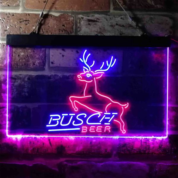 Busch Leaping Deer Neon-Like LED Sign